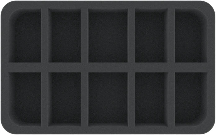 10 Compartment Half-Size Foam Tray 50MM - Image 4