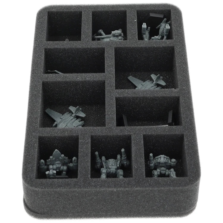 10 Compartment Half-Size Foam Tray 50MM - Image 3