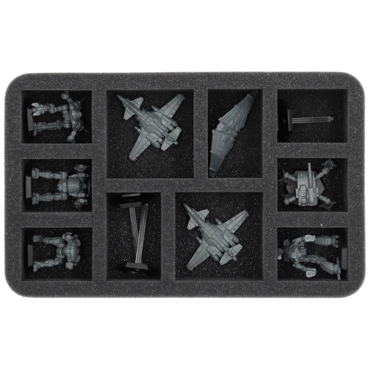 10 Compartment Half-Size Foam Tray 50MM - Image 4