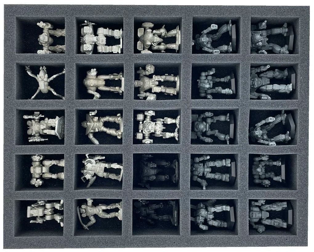 25 Compartment Full-Size Foam Tray 50MM - Image 3