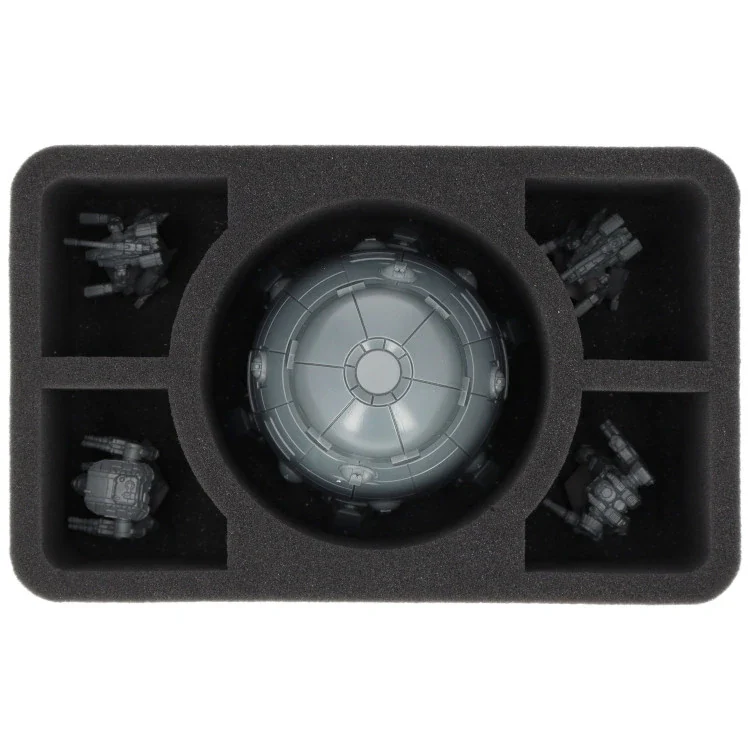 5 Compartment Mechs & Overlord C-Class Dropship Half-Size Foam Tray 180MM - Image 3