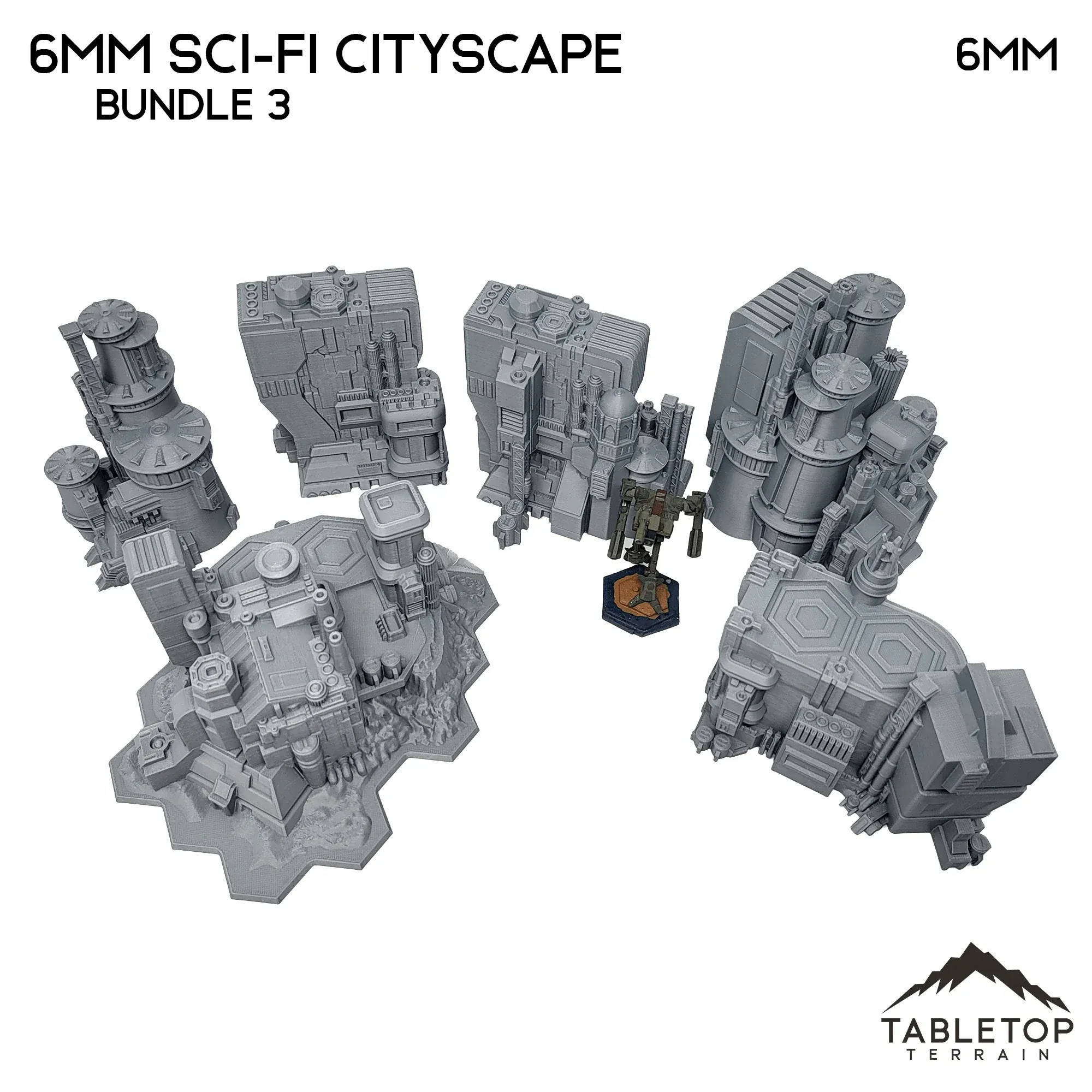 6mm Sci-Fi Cityscape Bundle 3 - Image 5
