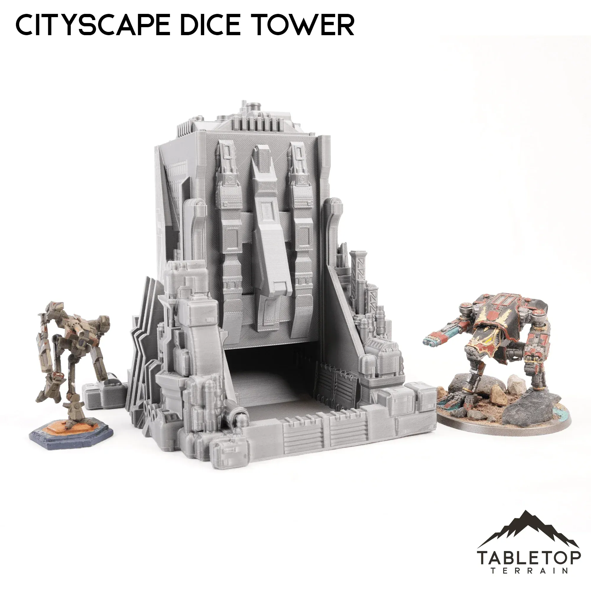 6mm Sci-Fi Cityscape Dice Tower Terrain - Image 8