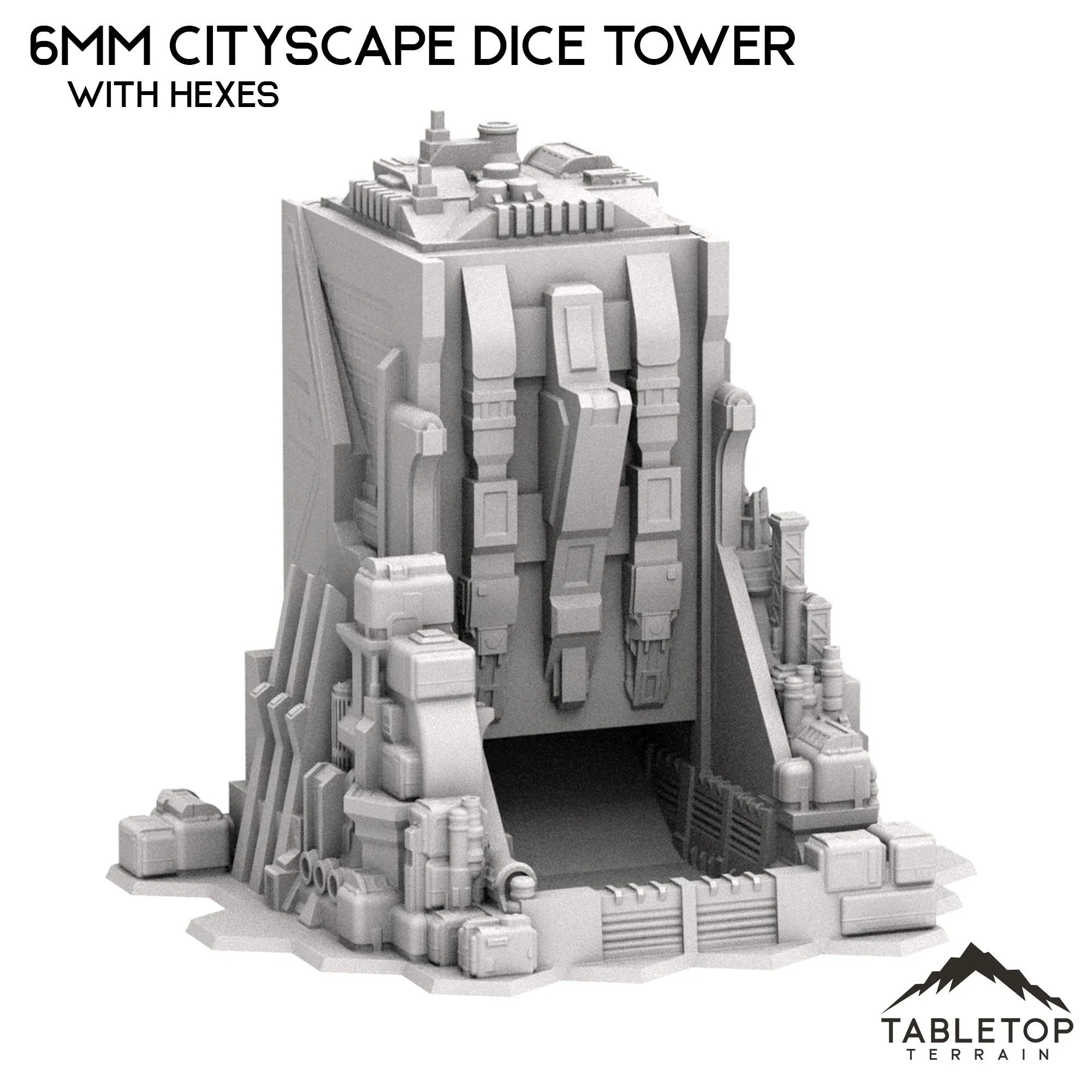 6mm Sci-Fi Cityscape Dice Tower Terrain - Image 9