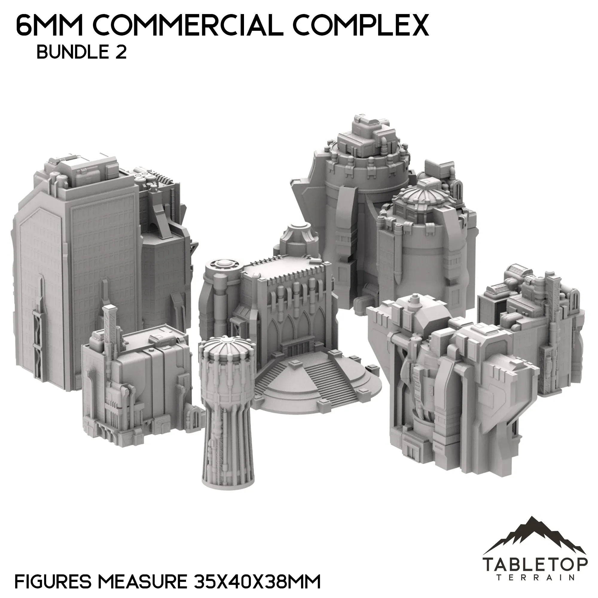6mm Sci-Fi Commercial Complex Bundle 2 - Image 2