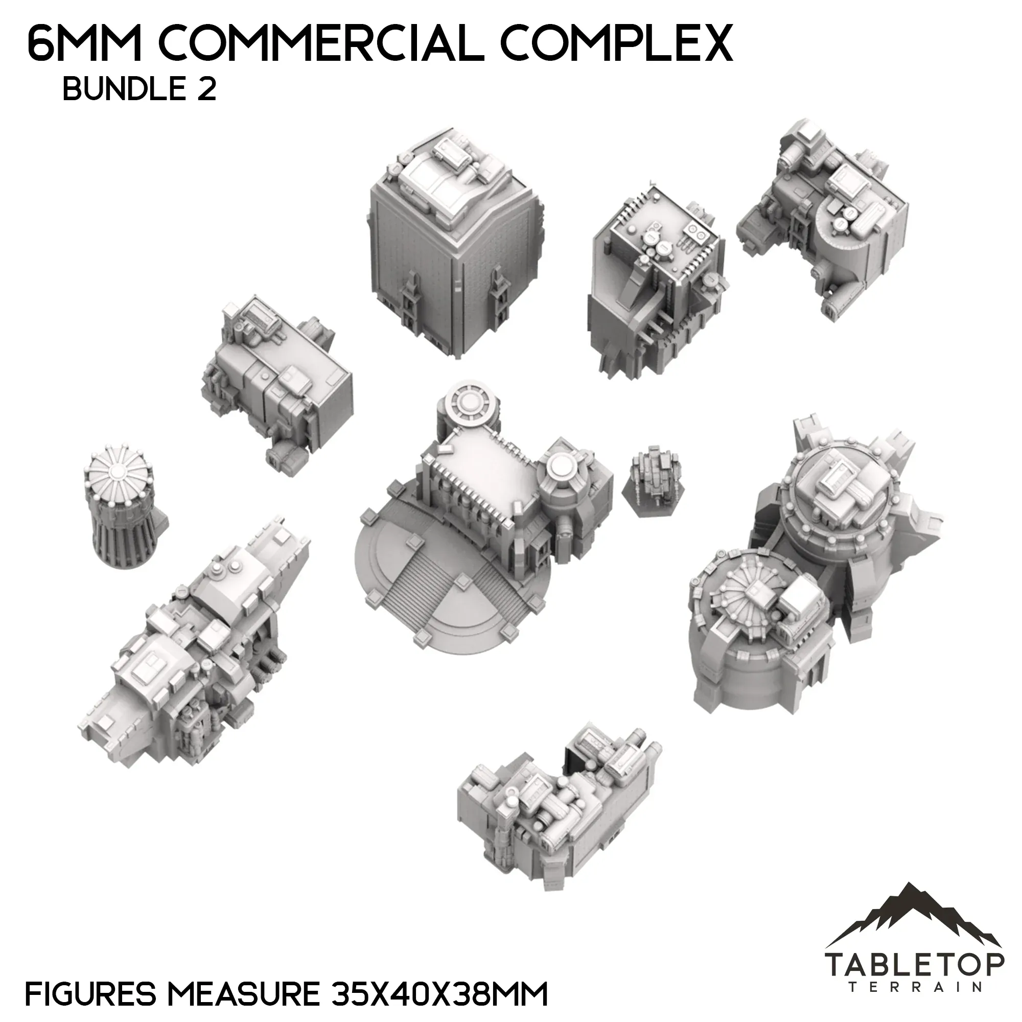 6mm Sci-Fi Commercial Complex Bundle 2 - Image 3