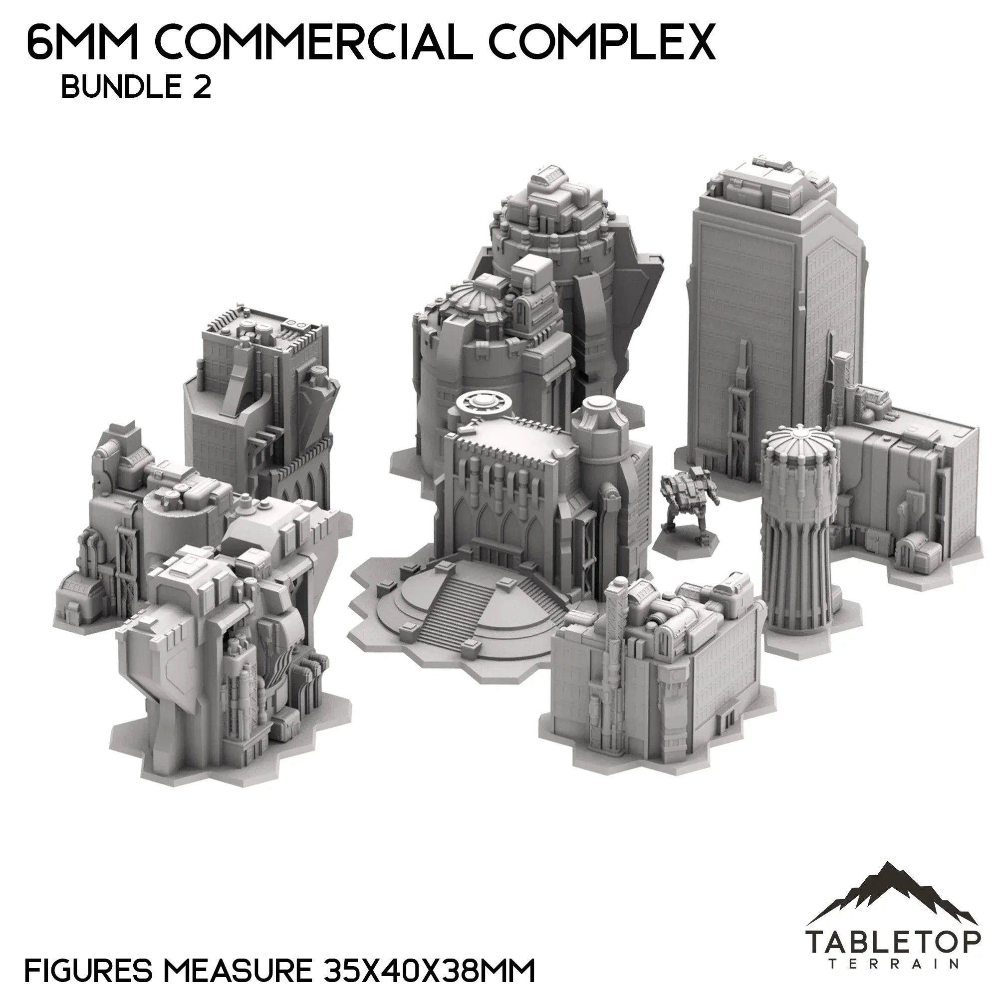 6mm Sci-Fi Commercial Complex Bundle 2 - Image 4