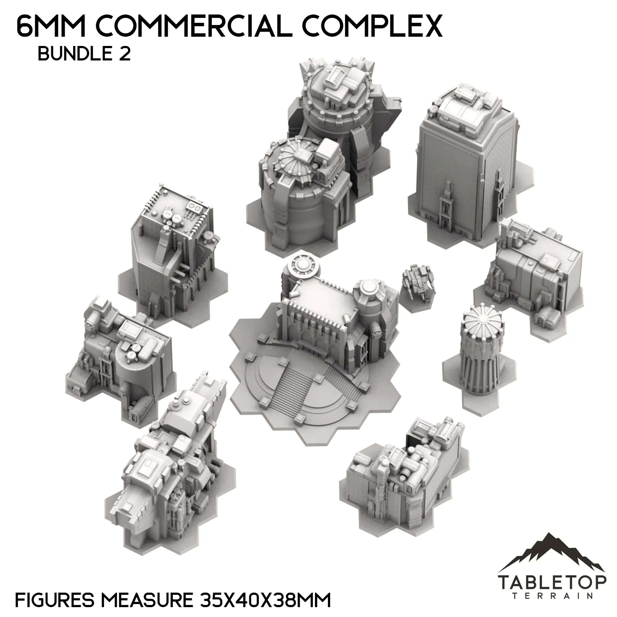 6mm Sci-Fi Commercial Complex Bundle 2 - Image 6
