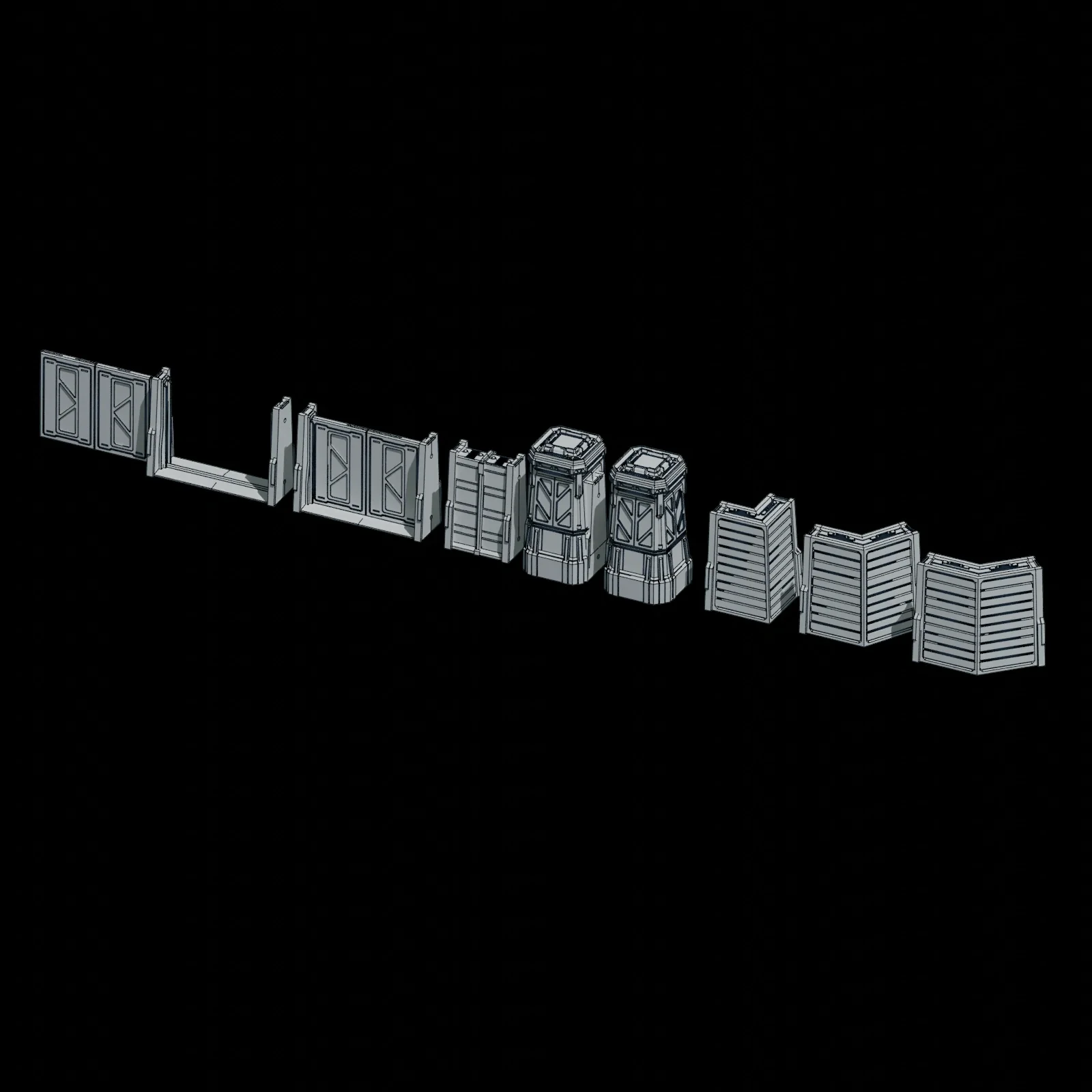 7 CM (70MM) Main Base Wall STL Download - Image 3