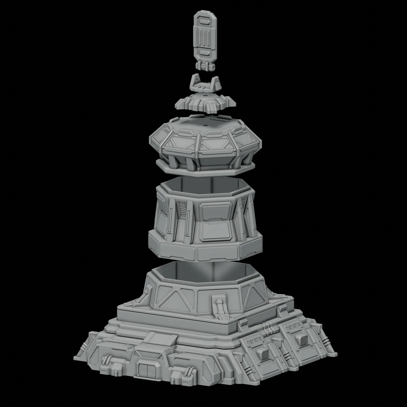AeroSpace Control Tower STL Download - Image 3