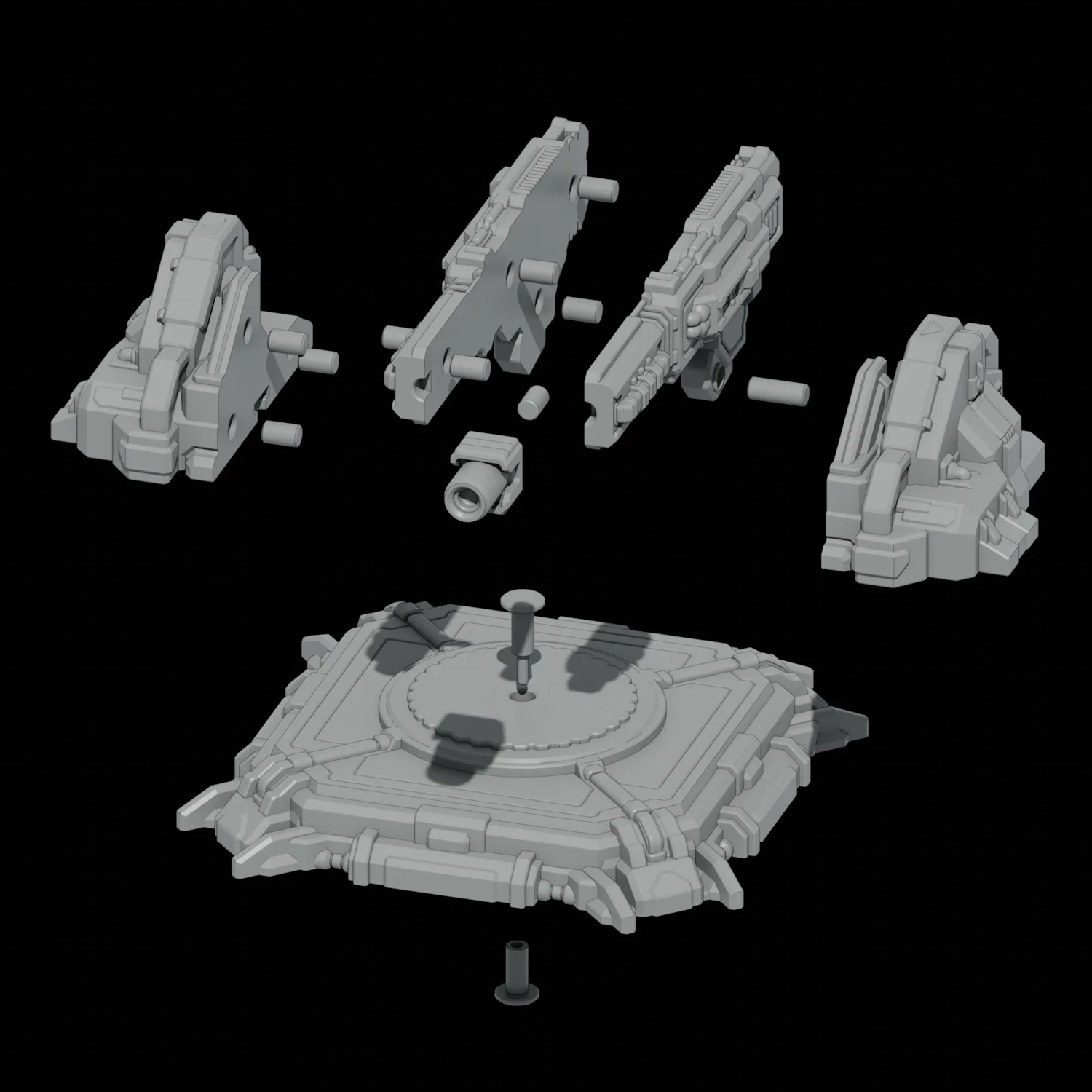 Anti-Orbital Cannon STL Download - Image 2