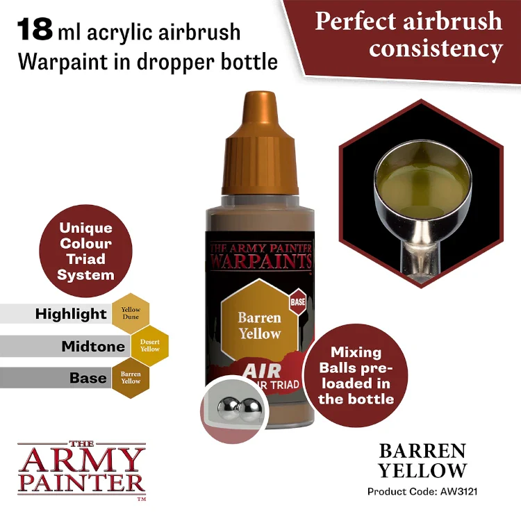 Barren Yellow Air Paint - Image 2