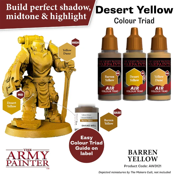 Barren Yellow Air Paint - Image 3