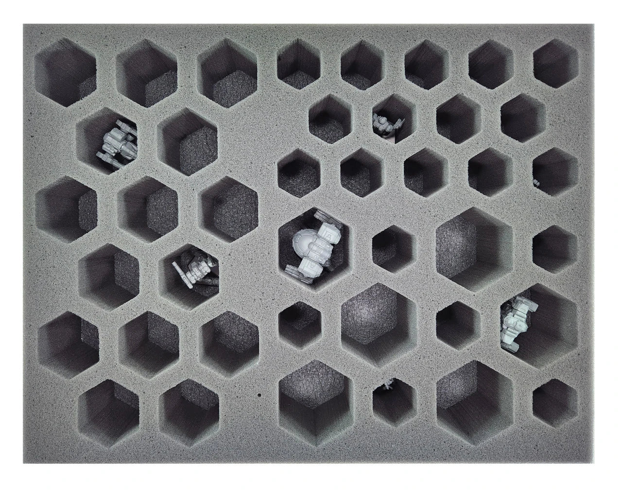 BattleTech 20 Small 15 Medium 6 Large Hex Foam Tray (BFL) - Image 2