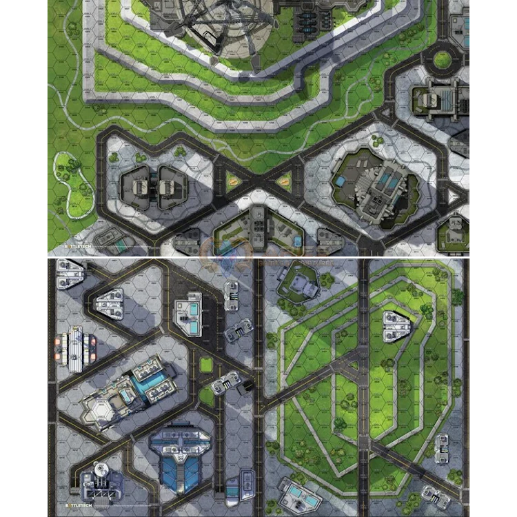 BattleTech: BattleMat - Cities HPG Engineering / Business District - Image 4