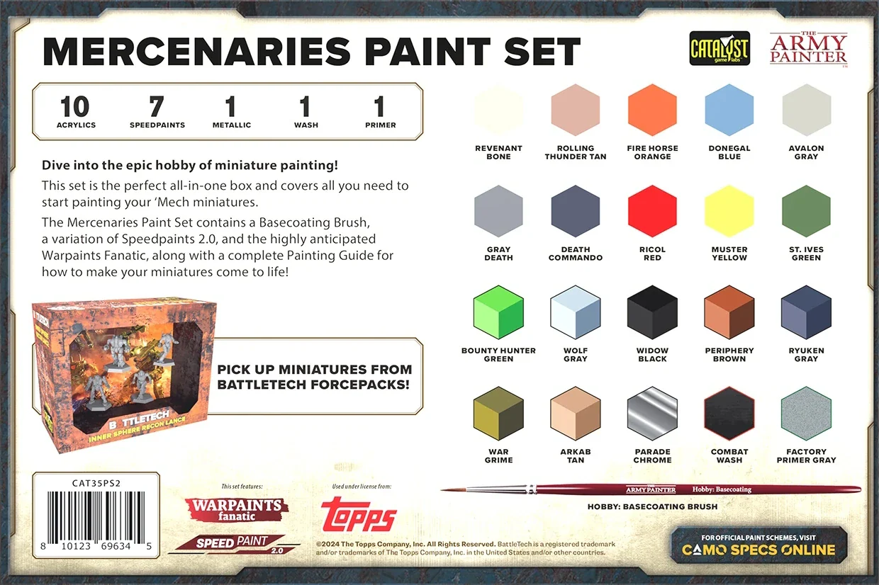 BattleTech: Mercenaries Paint Set - Image 2