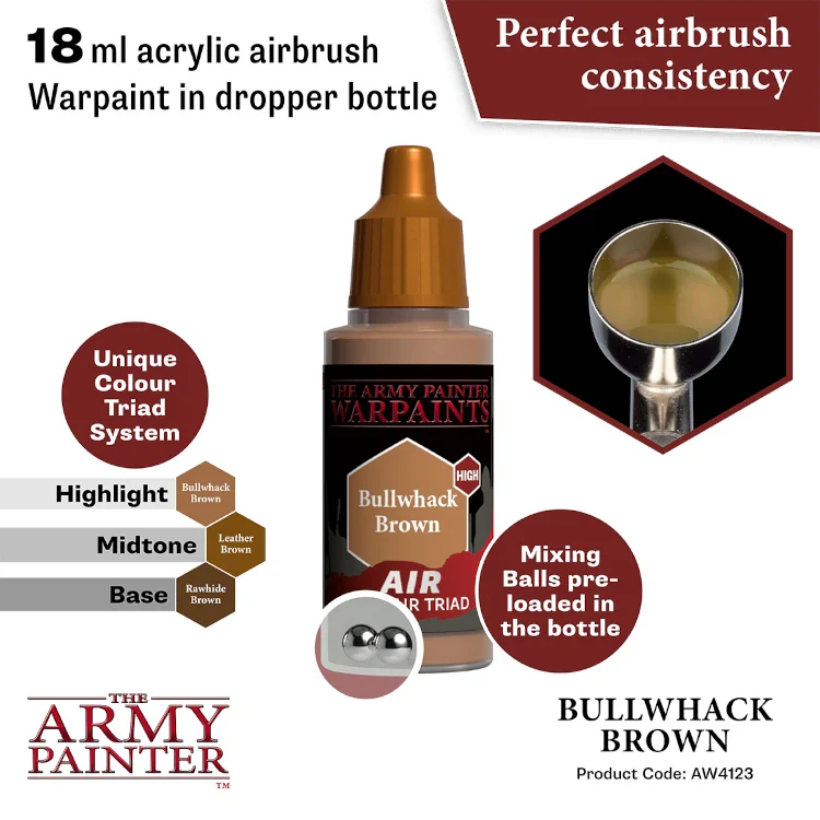 Bullwhack Brown Air Paint - Image 2