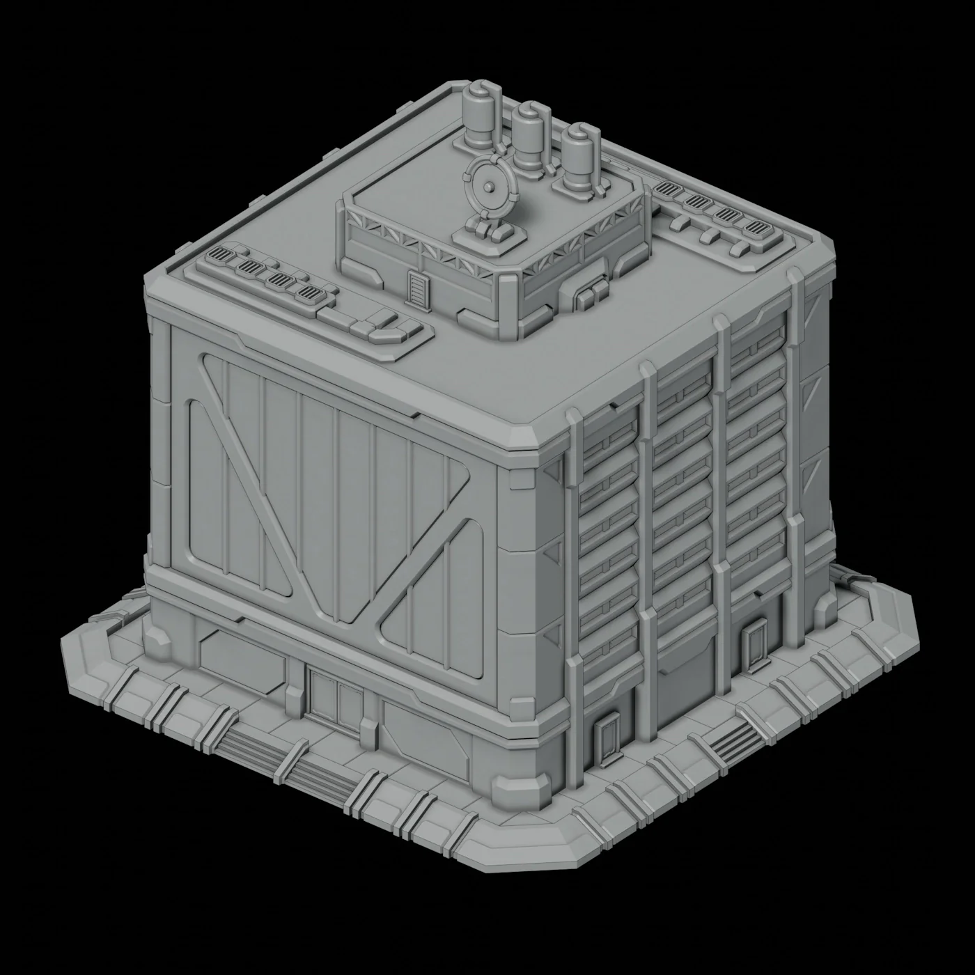 City Strike Building Set 1 STL Download - Image 2