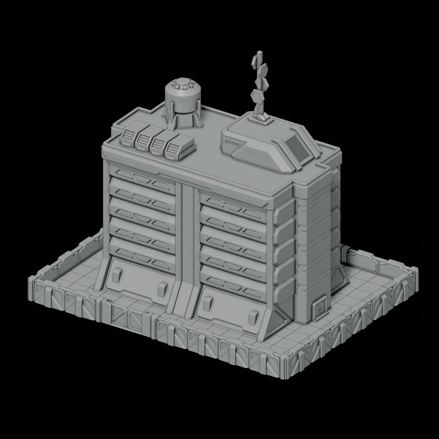 City Strike Building Set 1 STL Download - Image 4
