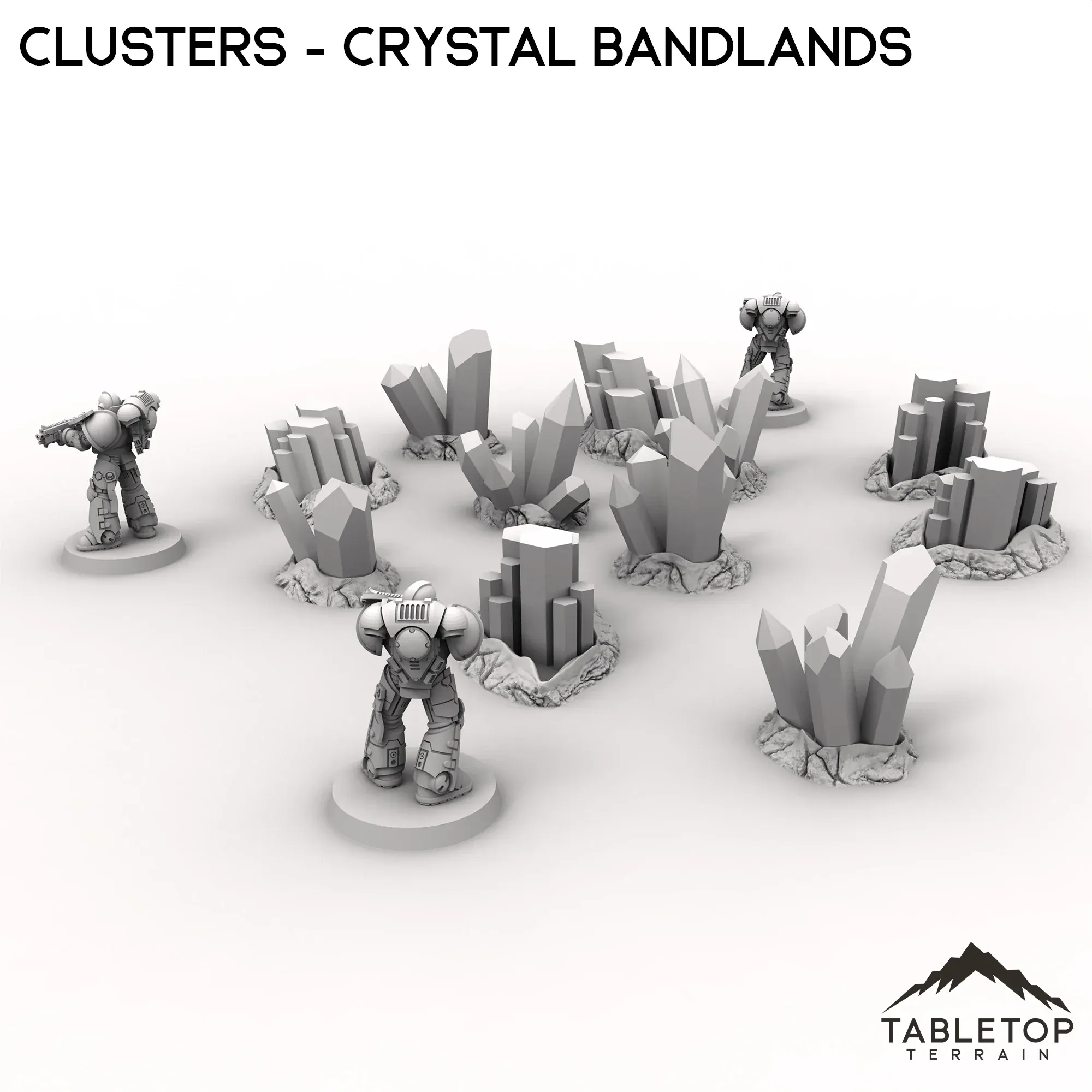Clusters - Crystal Bandlands - Image 3