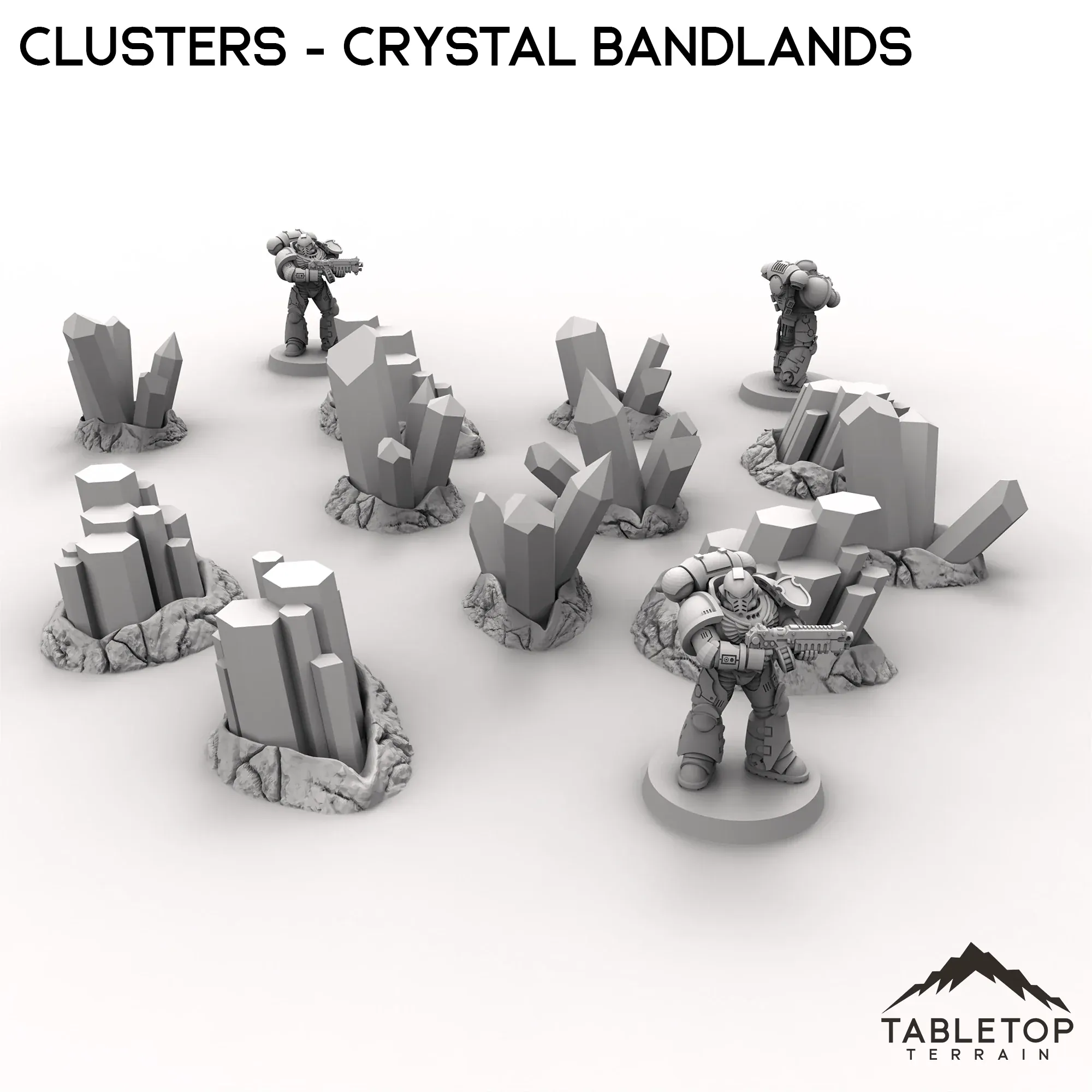 Clusters - Crystal Bandlands - Image 5