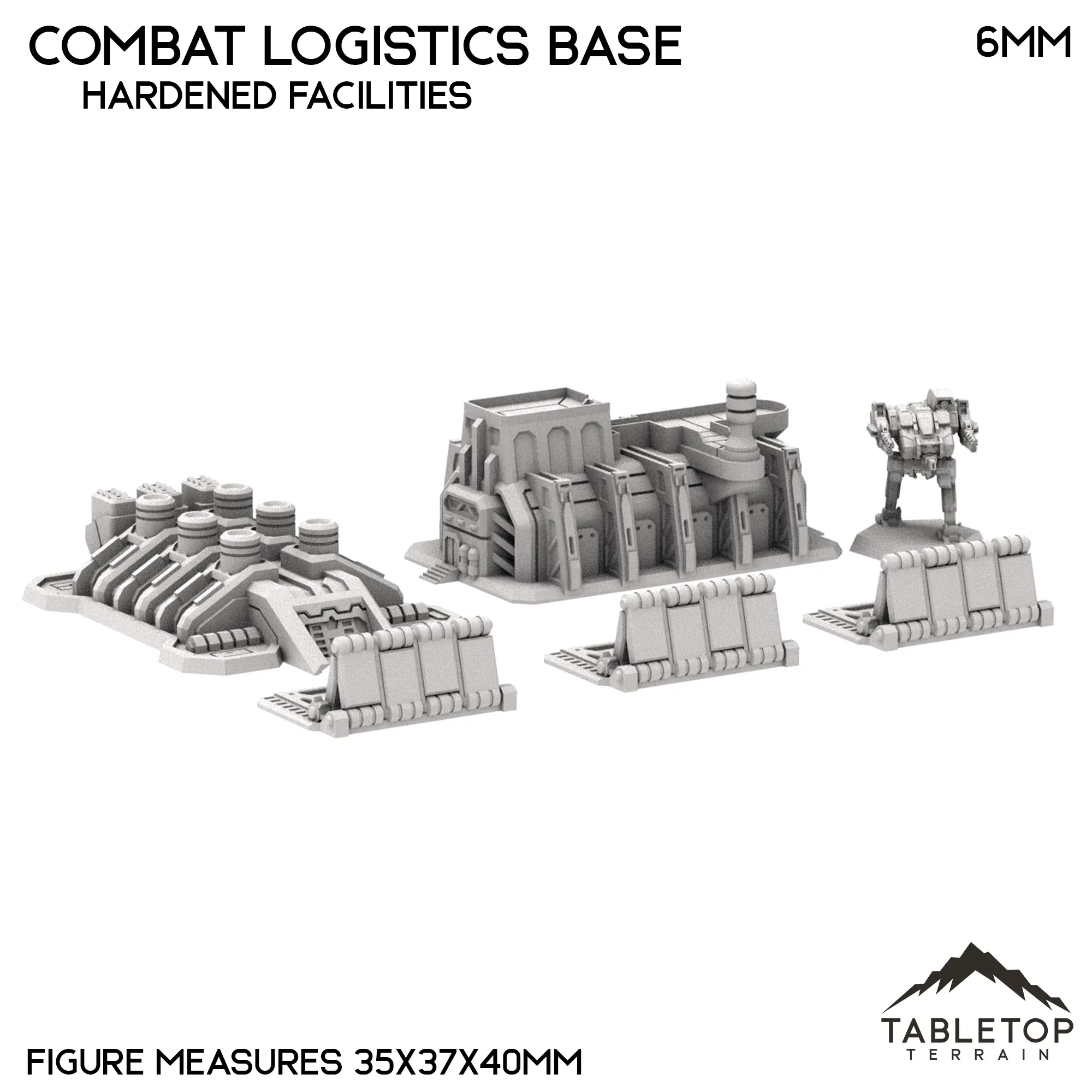 Combat Logistics Base TechScape - 6-12mm - Image 11