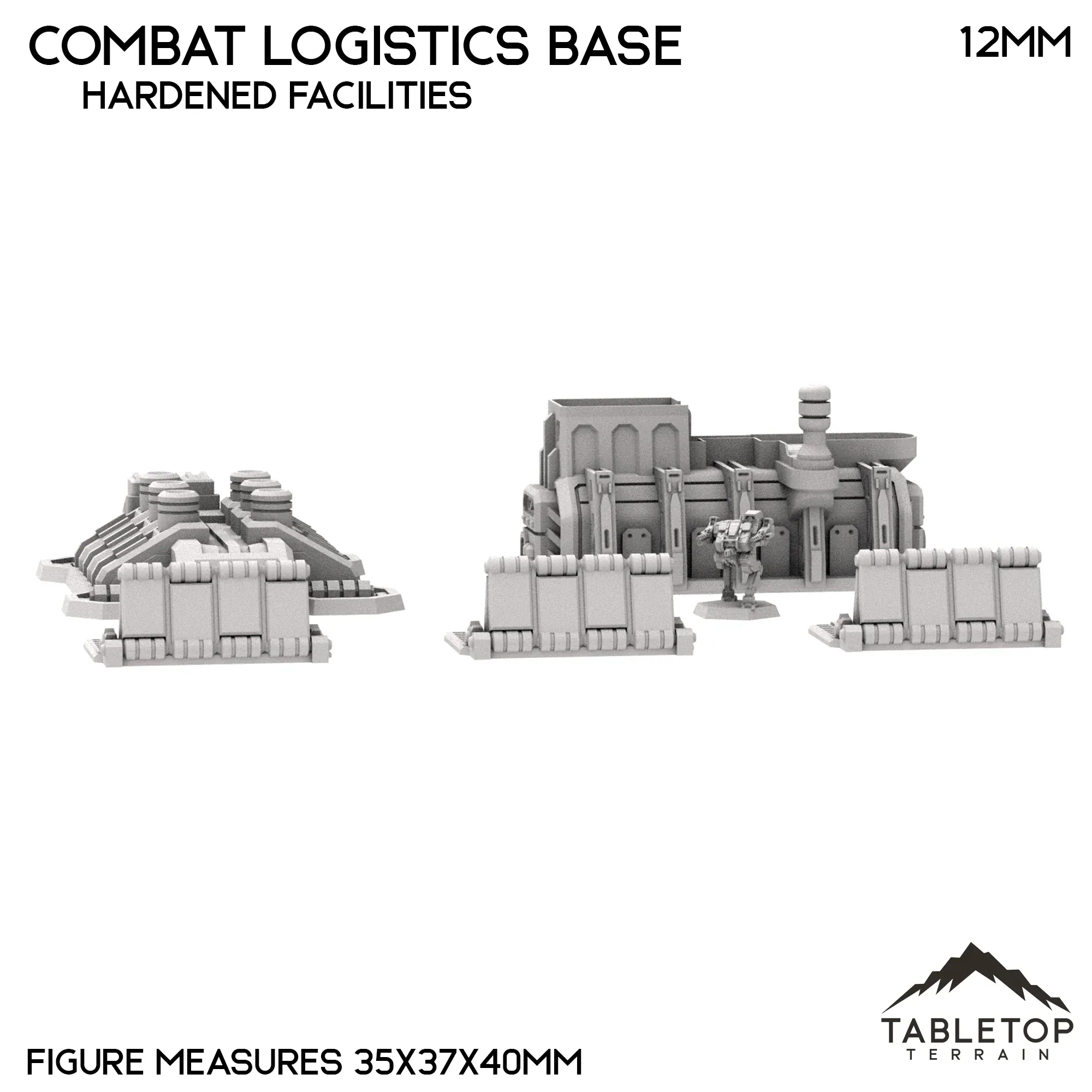 Combat Logistics Base TechScape - 6-12mm - Image 12