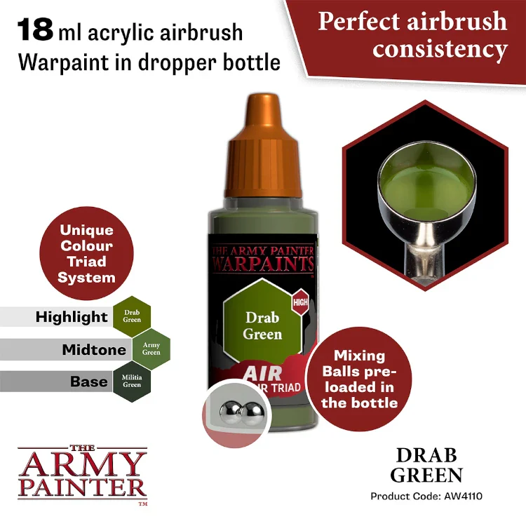Drab Green Air Paint - Image 2