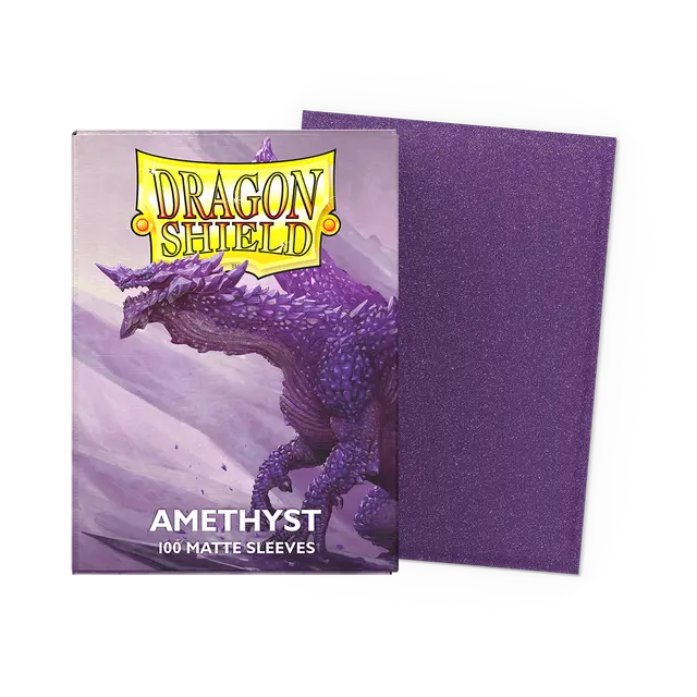 Dragon Shields: (100) Matte Amethyst