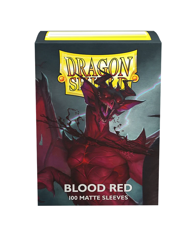 Dragon Shields: (100) Matte Blood Red - Image 4