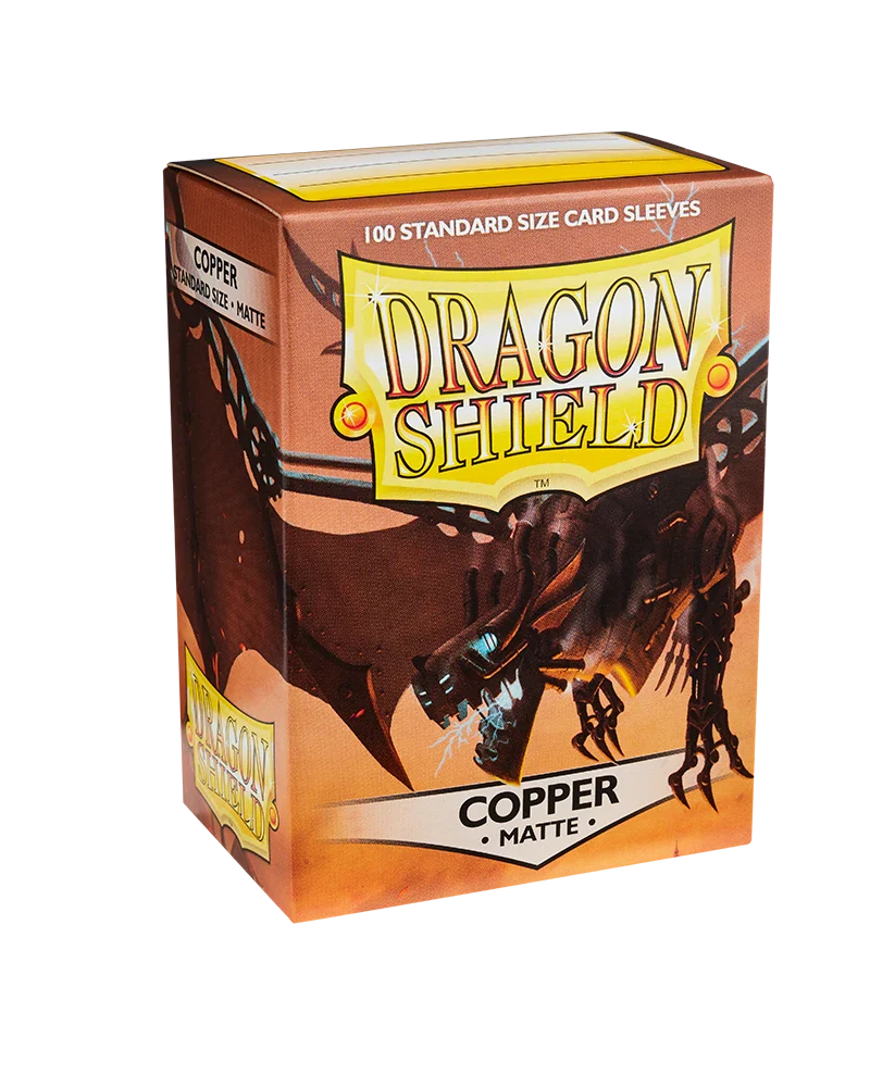 Dragon Shields: (100) Matte Copper - Image 5
