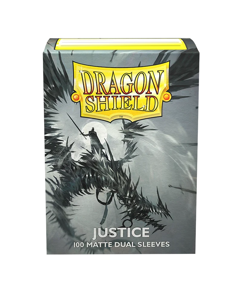 Dragon Shields: (100) Matte Dual - Justice - Image 3