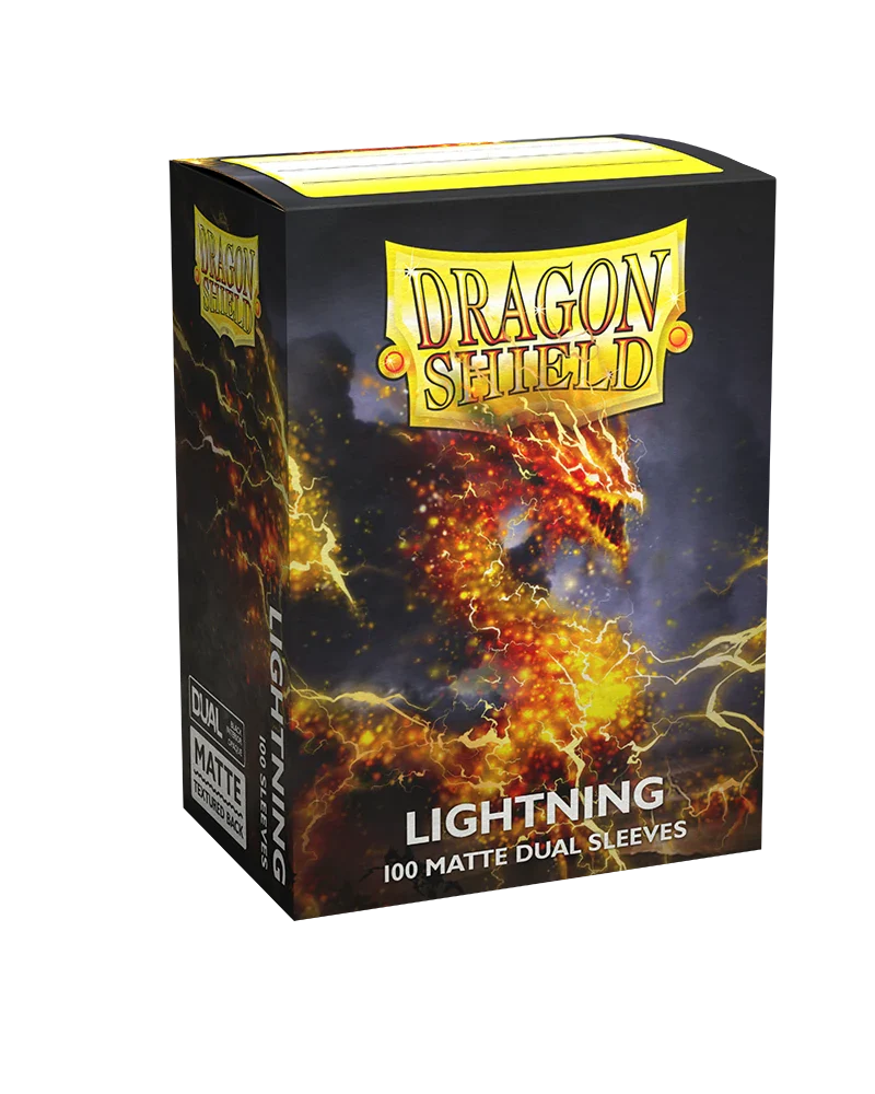 Dragon Shields: (100) Matte Dual - Lightning - Image 5