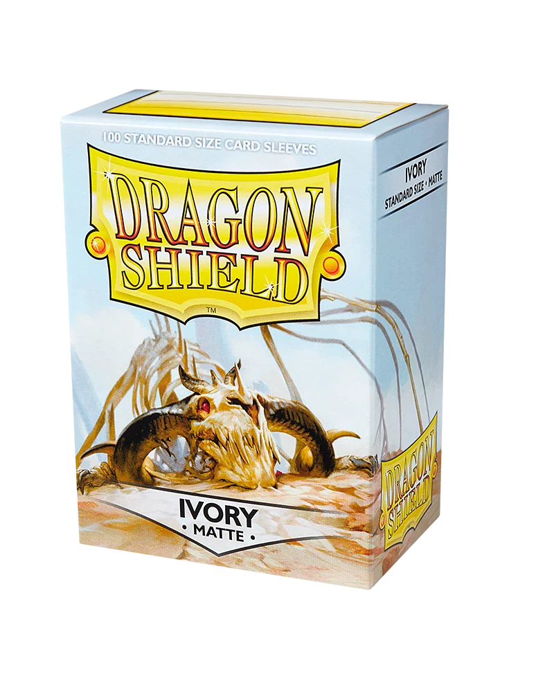Dragon Shields: (100) Matte Ivory - Image 3