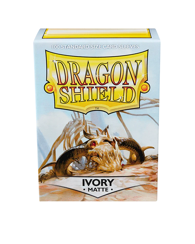 Dragon Shields: (100) Matte Ivory - Image 4