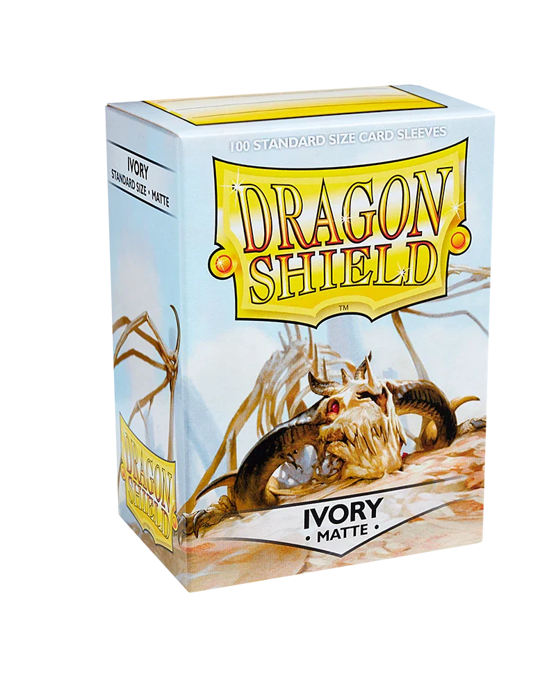 Dragon Shields: (100) Matte Ivory - Image 5