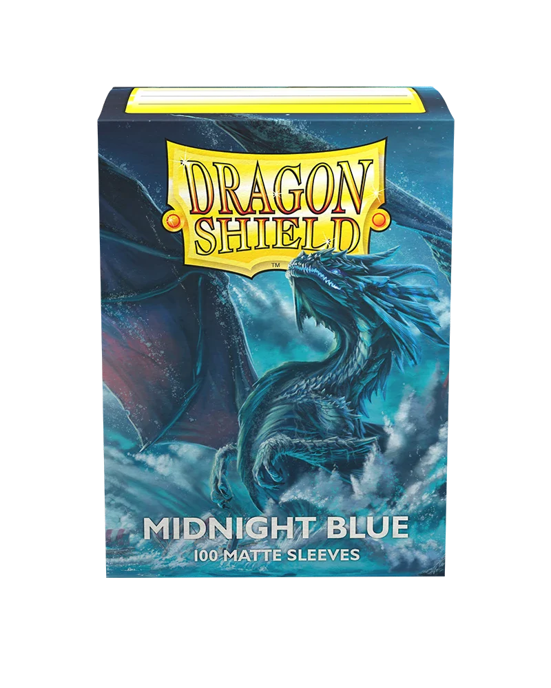 Dragon Shields: (100) Matte Midnight Blue - Image 3