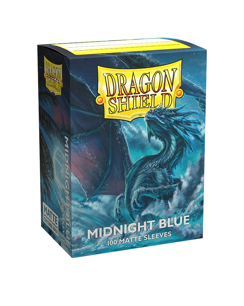 Dragon Shields: (100) Matte Midnight Blue - Image 4
