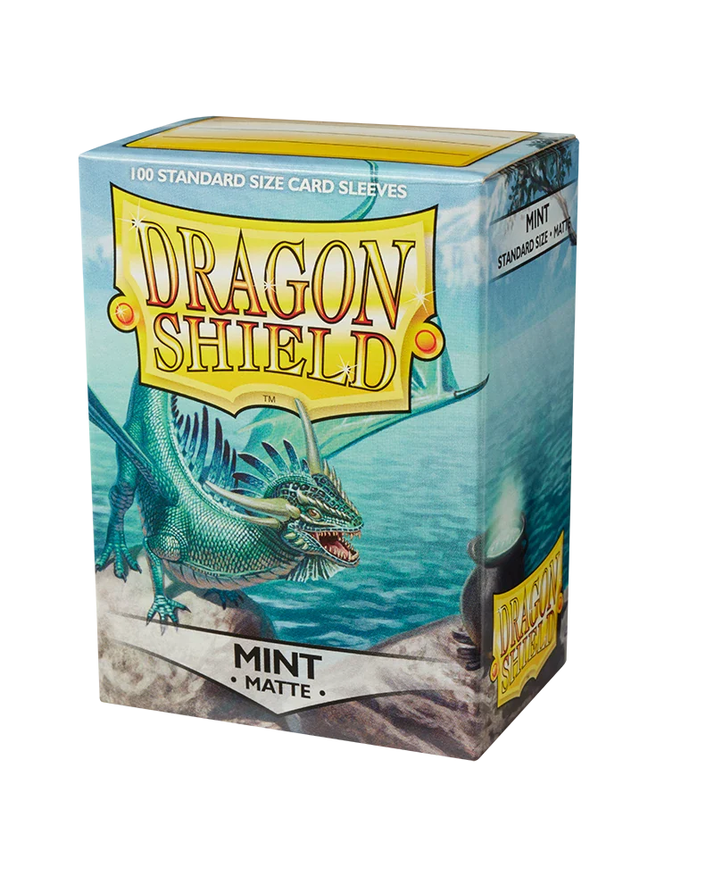 Dragon Shields: (100) Matte Mint - Image 3