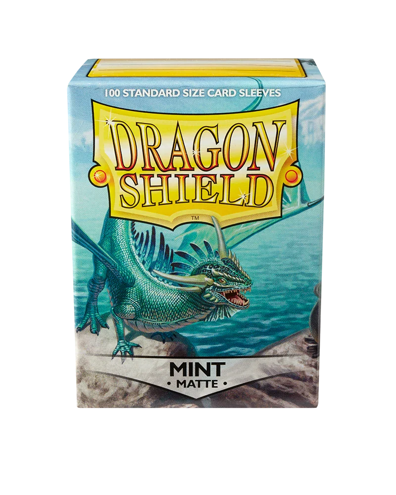 Dragon Shields: (100) Matte Mint - Image 4
