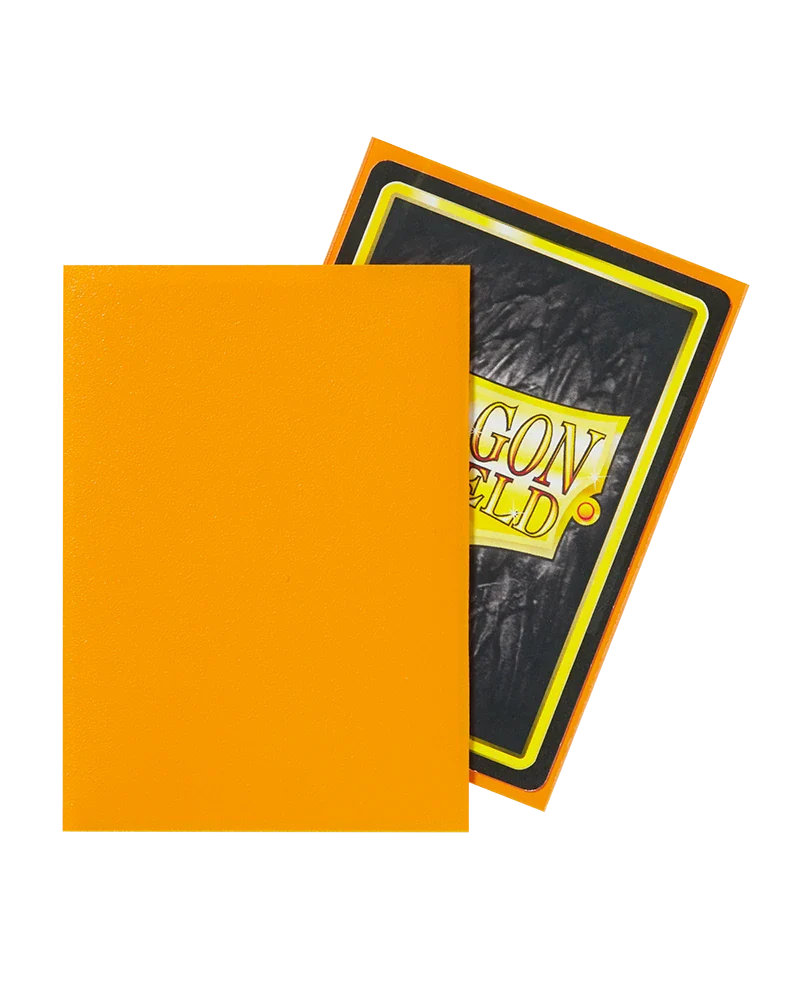 Dragon Shields: (100) Matte Orange - Image 2