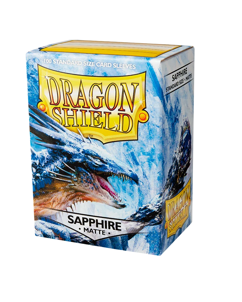 Dragon Shields: (100) Matte Sapphire - Image 3