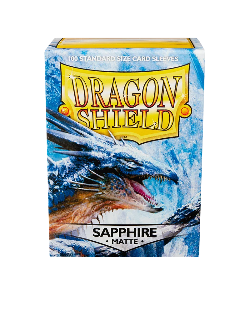 Dragon Shields: (100) Matte Sapphire - Image 4