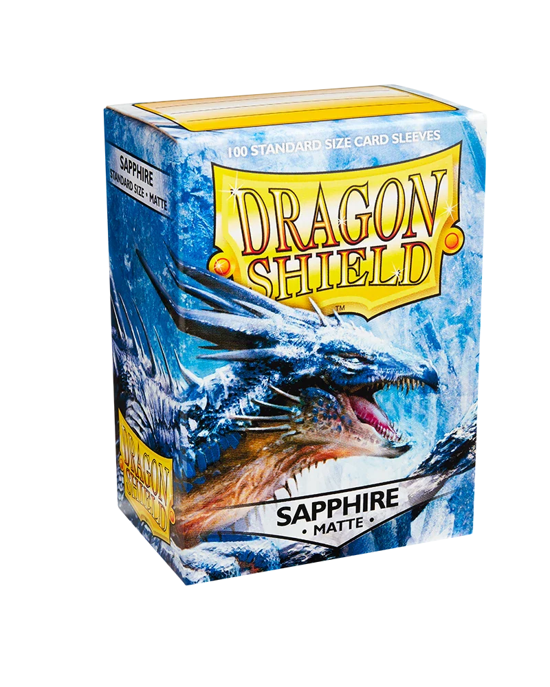 Dragon Shields: (100) Matte Sapphire - Image 5