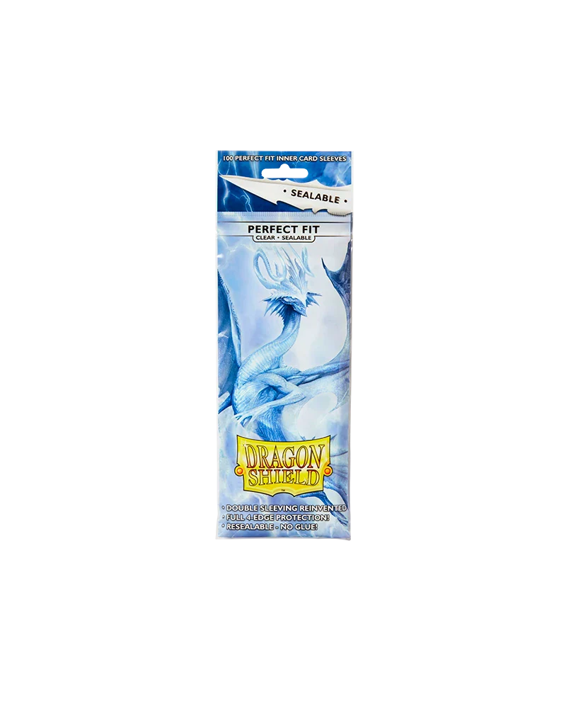 Dragon Shields Perfect Fit Sealable: (100) Clear