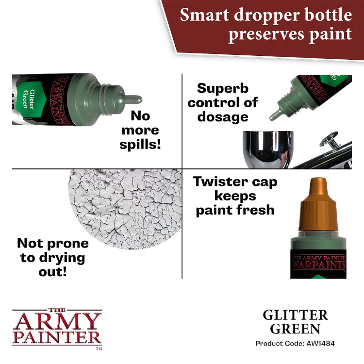 Glitter Green Air Paint - Image 5