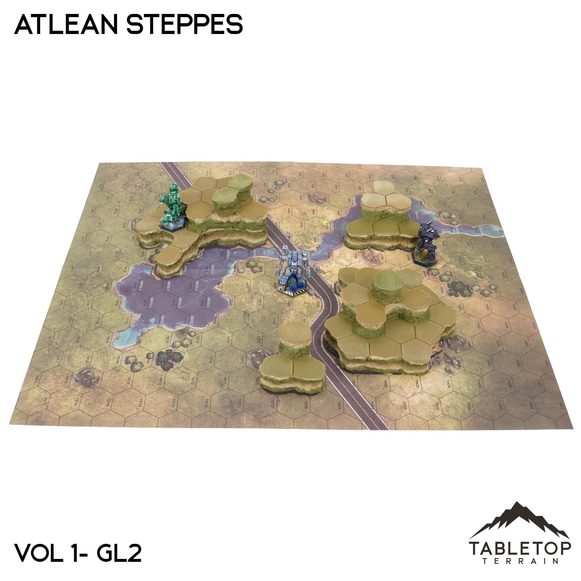Grasslands #2 Compatible Map Hill Sets - Atlean Steppes - Image 3