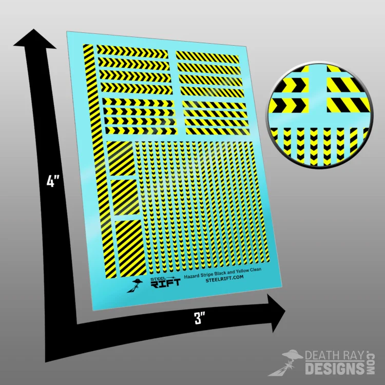 Hazard Stripe Decals - Image 4