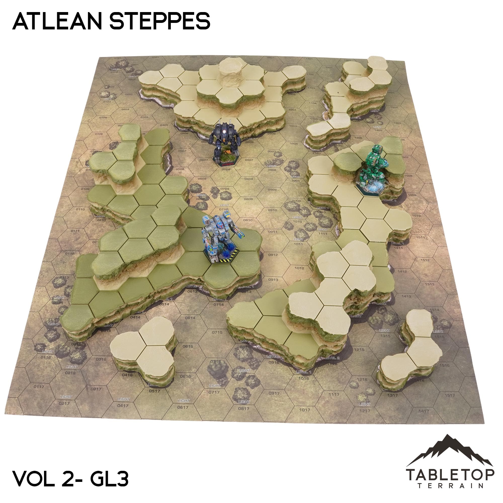 HEXTECH Atlean Steppes Map Hill Sets - 6mm - Image 3