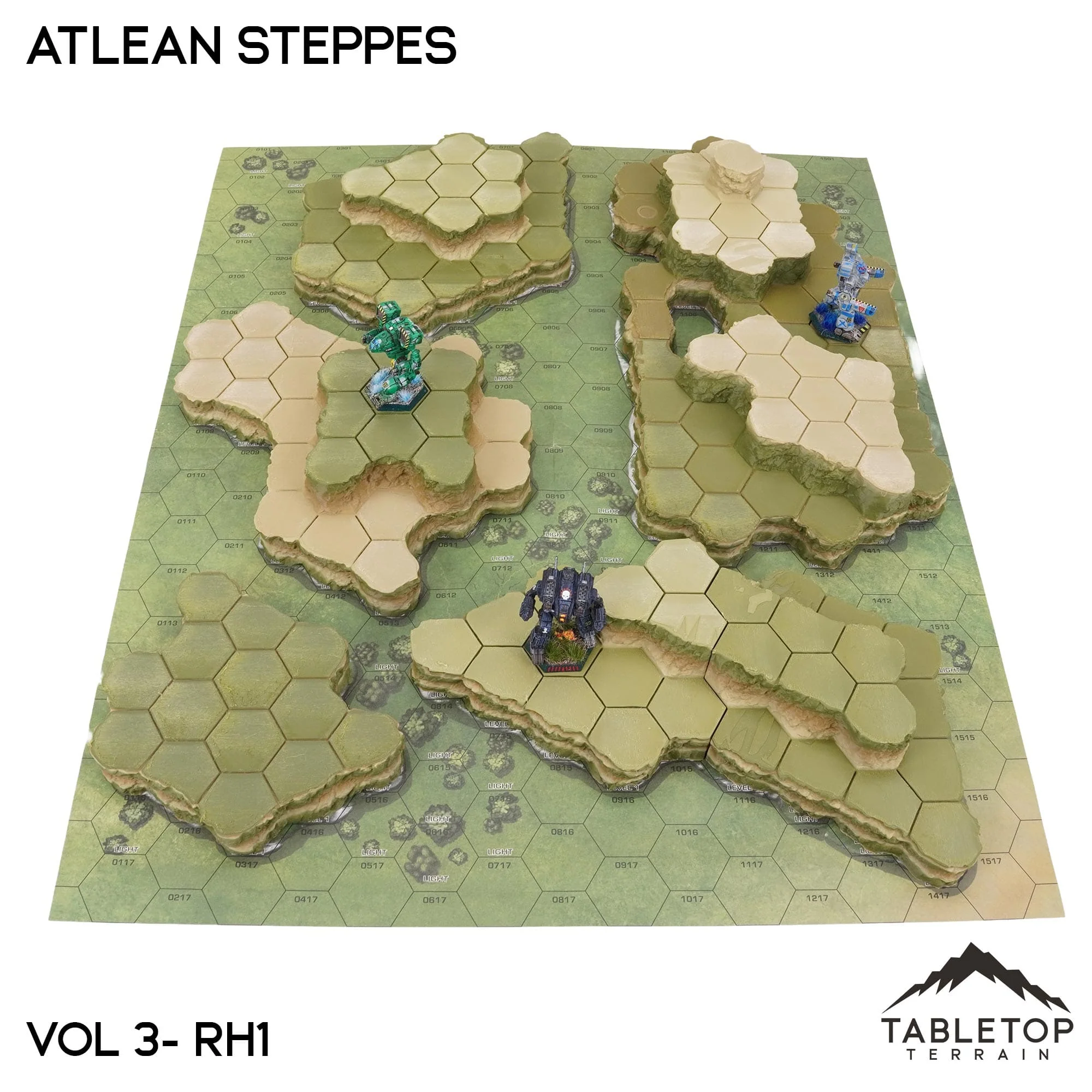 HEXTECH Atlean Steppes Map Hill Sets - 6mm - Image 4